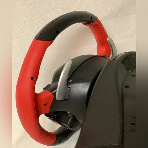 Xbox THRUSTMASTER Ferrari 458 Spider Racing Steering Wheel Pedal Video Game Car - Picture 5 of 16